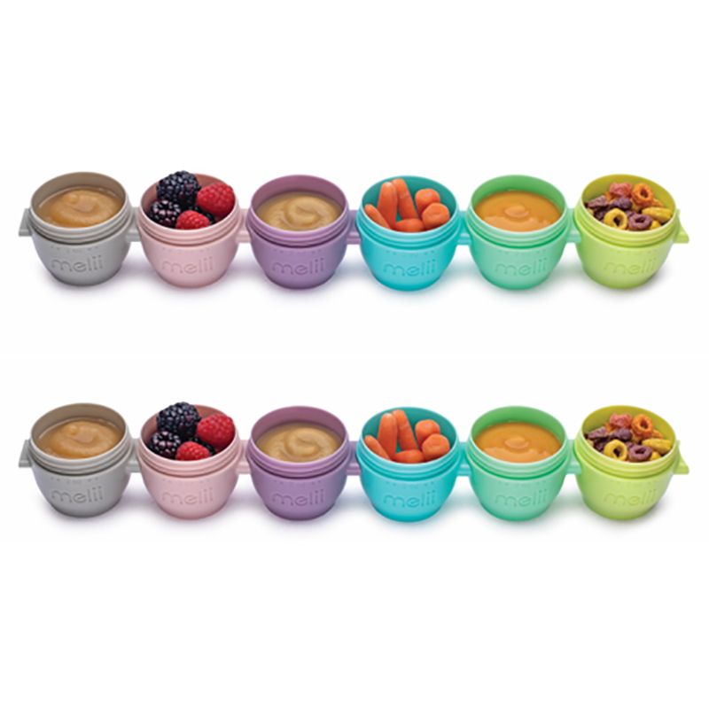 Melii - Snap & Go Pods Container - 2Oz - 12 pc-Set