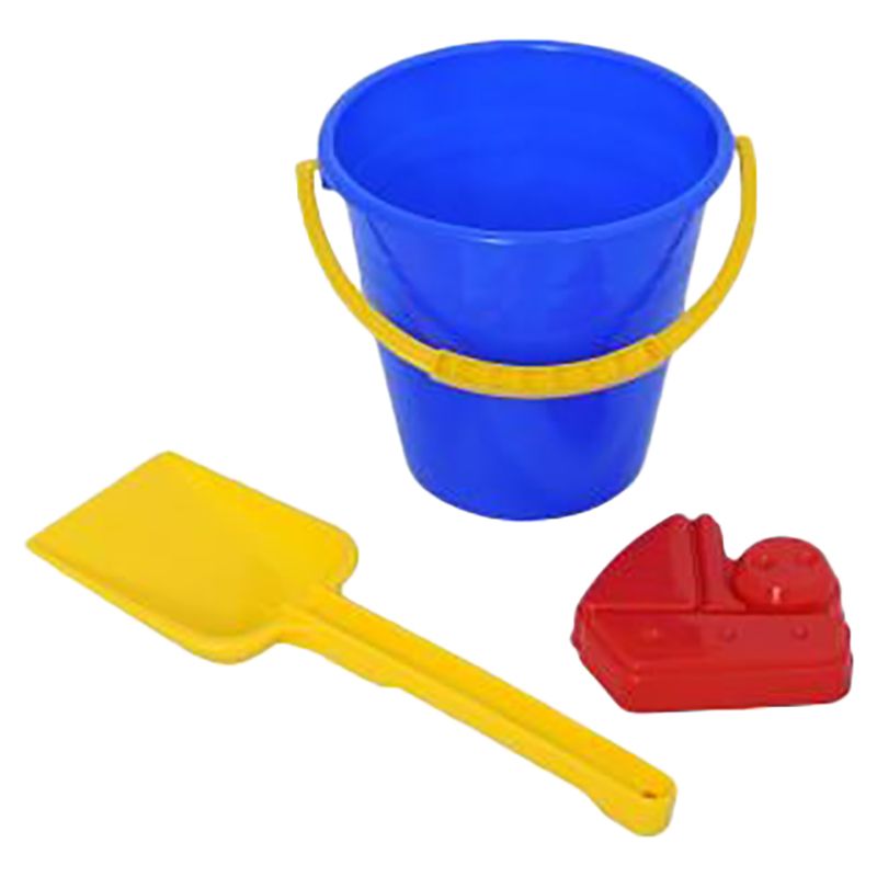 Plasto - Bucket Set For Beach & Sand Play - Blue