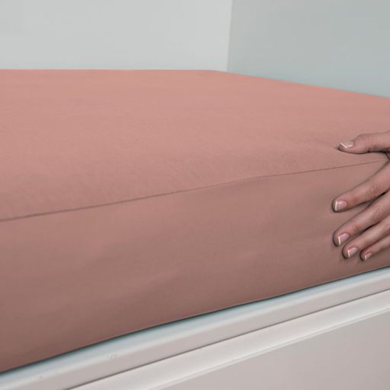 Bsensible - Crib Sheet & Mattress Protector - 60x120cm - Pink