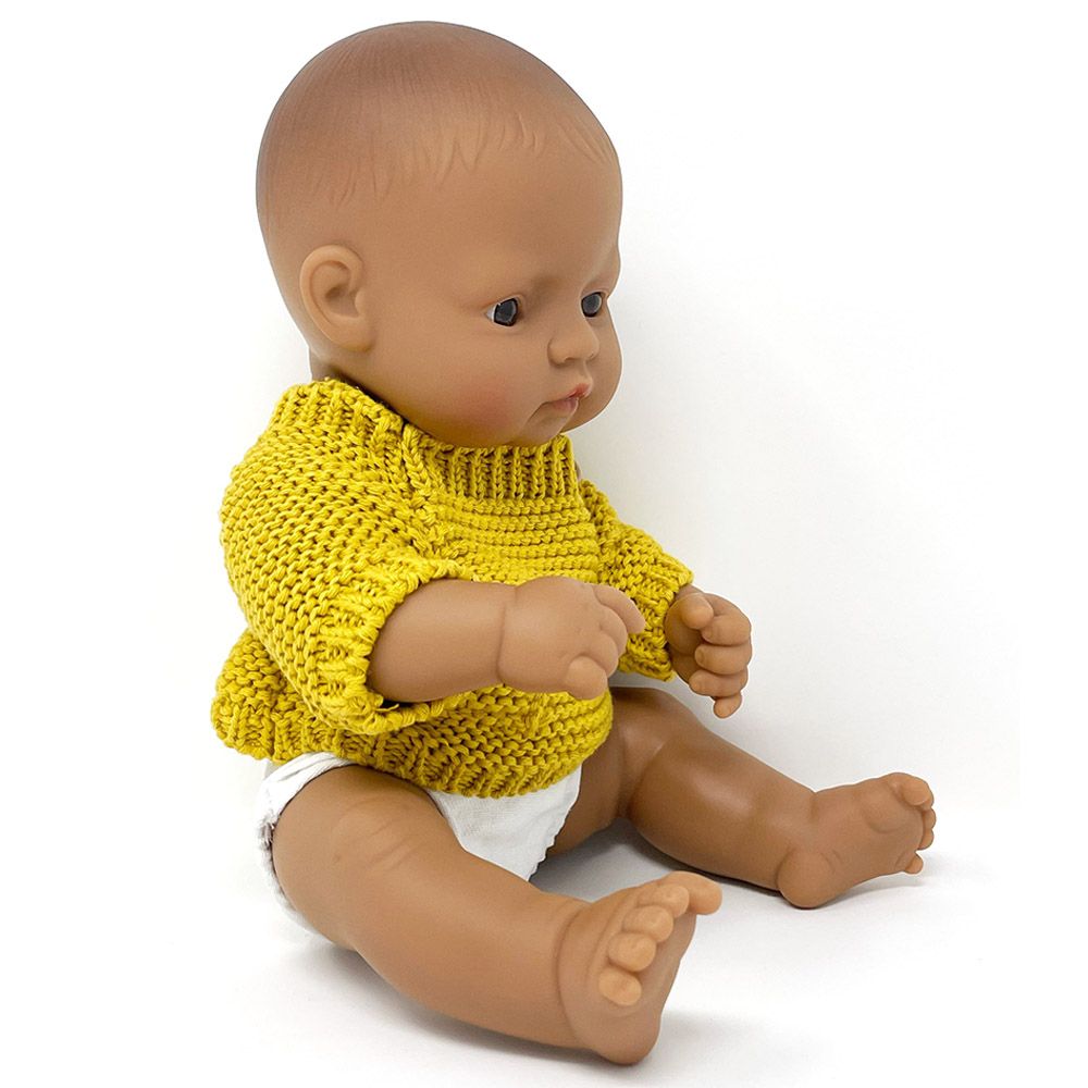 Miniland Baby - Sea Boy Outfit Set For Doll - 32cm - Yellow