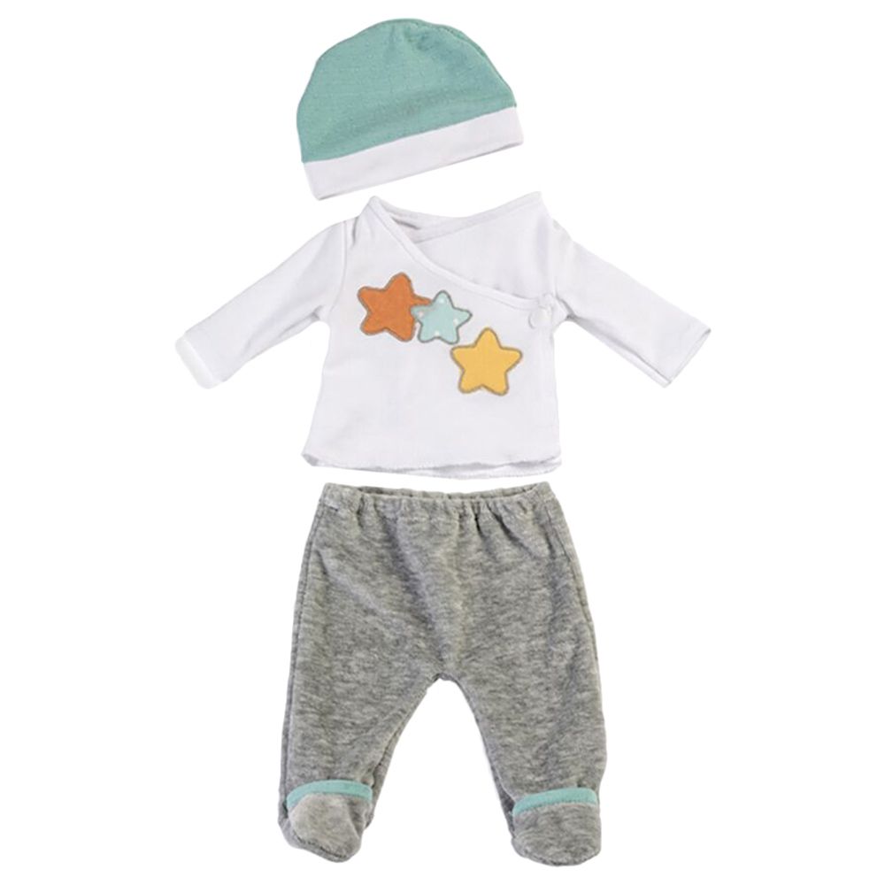 Miniland Baby - Pyjamas For Doll - 40cm - Grey