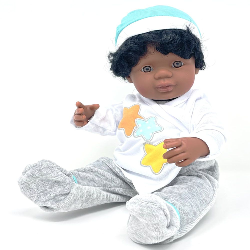 Miniland Baby - Pyjamas For Doll - 40cm - Grey