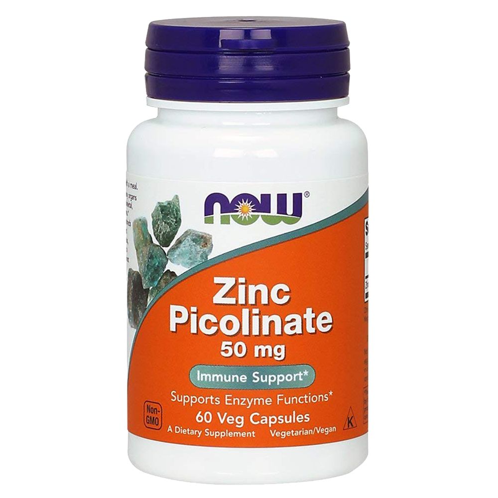 NOW - Zinc Picolinate 50 mg 60 Veg Capsules