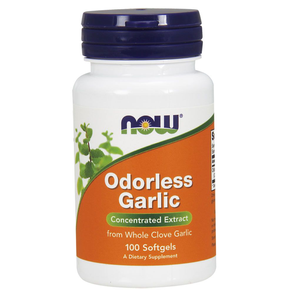 NOW - Odorless Garlic 100 Softgel