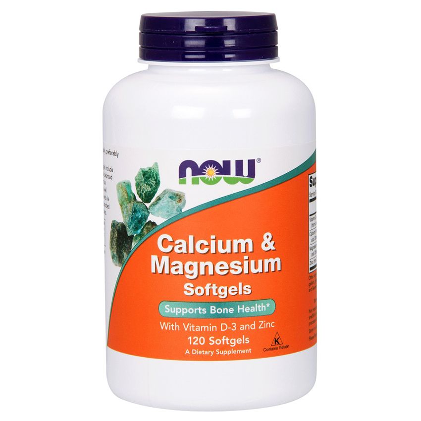 NOW - Calcium & Magnesium 120 Softgels