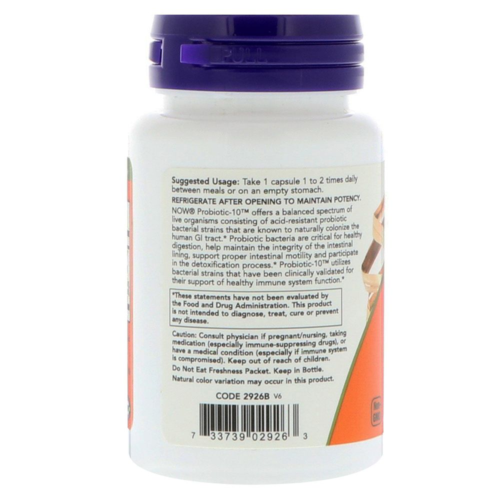 NOW - Probiotic-10 25 Billion 50 Veg Capsules