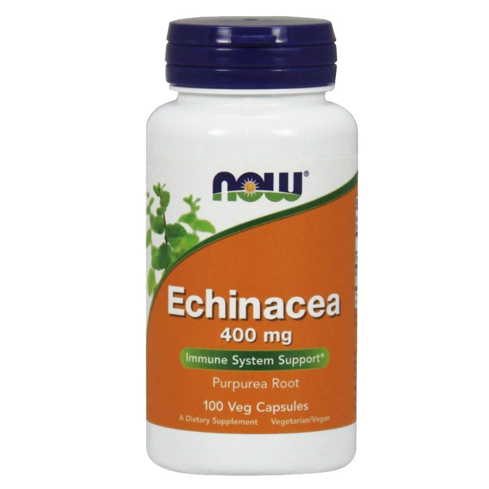 NOW - Echinacea 400 mg 100 Veg Capsules