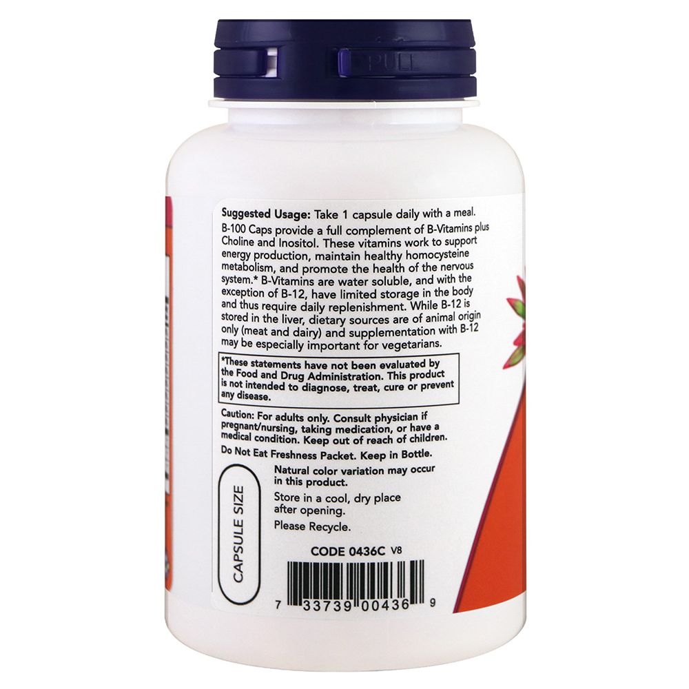 NOW - B-100 100 Veg Capsules