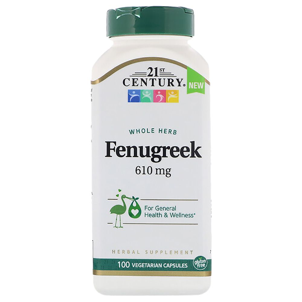 21st Century - Fenugreek 610 Mg 100 Vegetarian Capsules