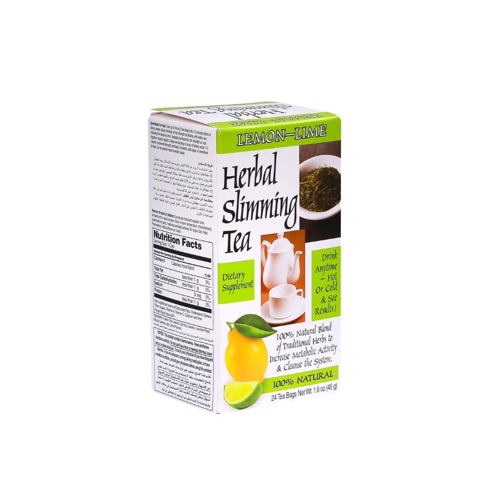 21st Century Herbal Slimming Tea Lemon Lime 24 Bags