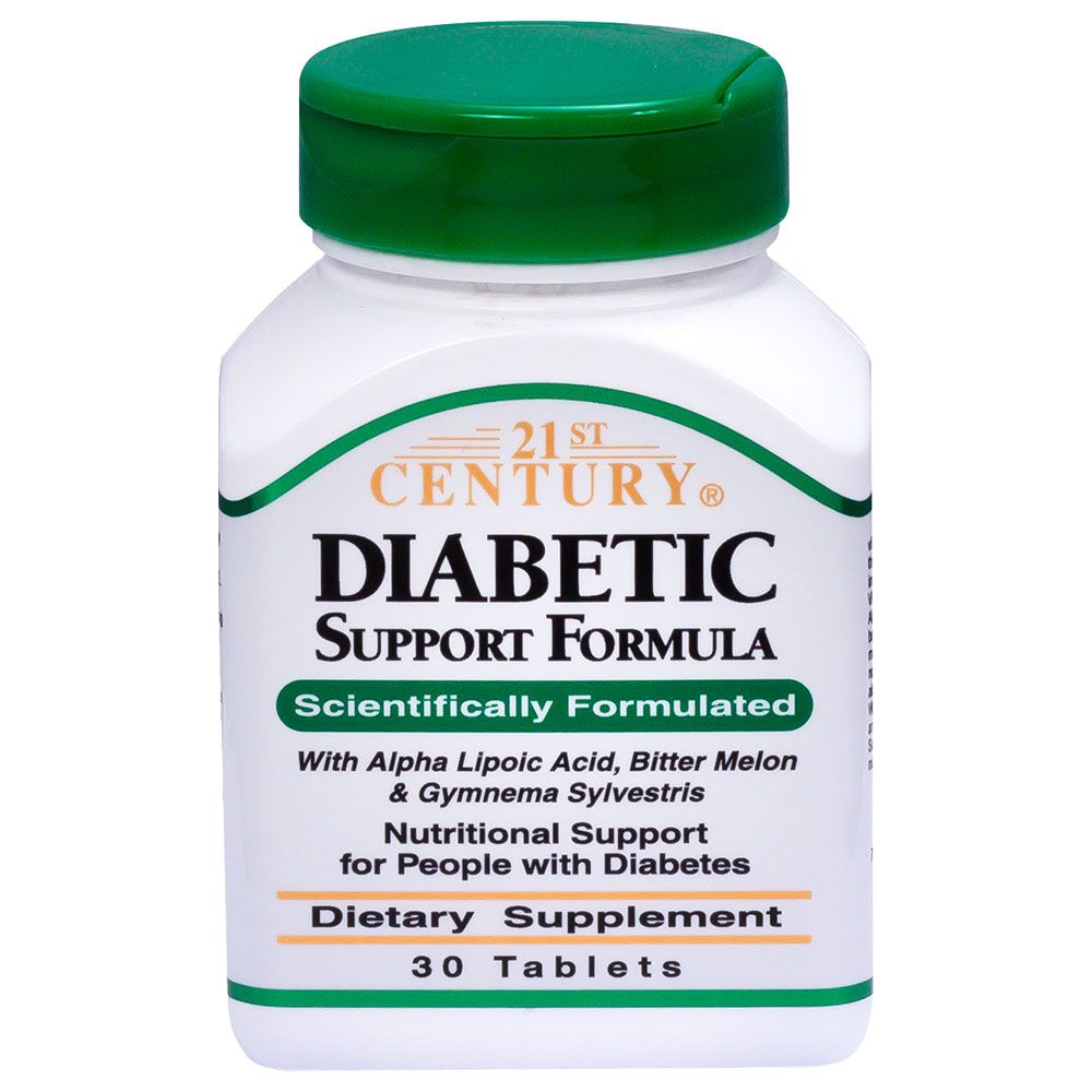 21st Century - Diabetic Support Formula 30 Tablets