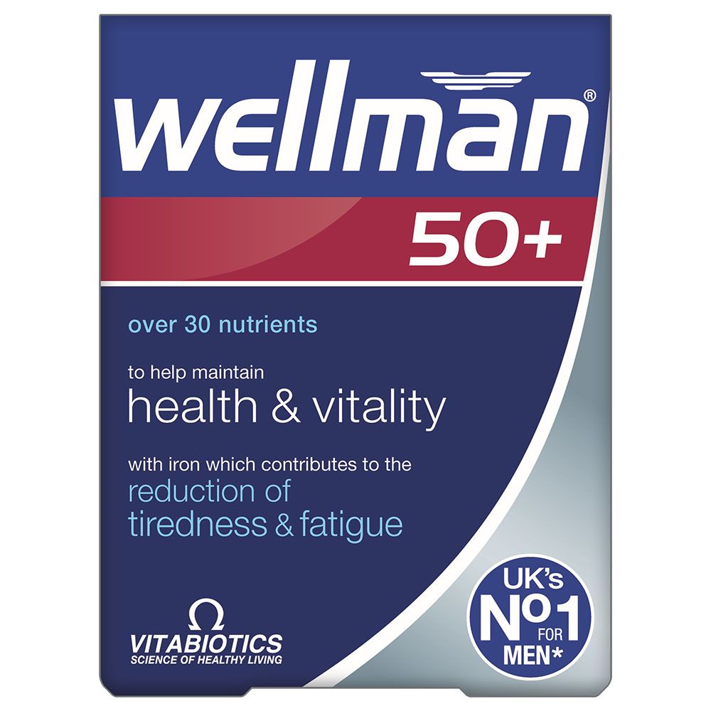 Vitabiotics - Wellman 50+ 30 Tablets