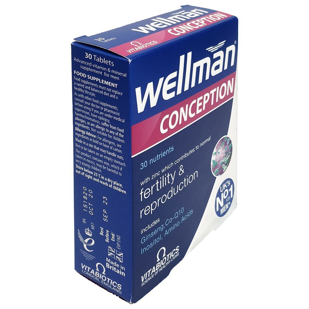 Vitabiotics - Wellman Conception 30 Tablets