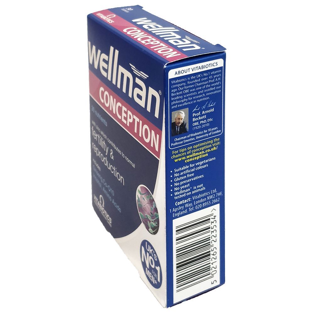 Vitabiotics - Wellman Conception 30 Tablets