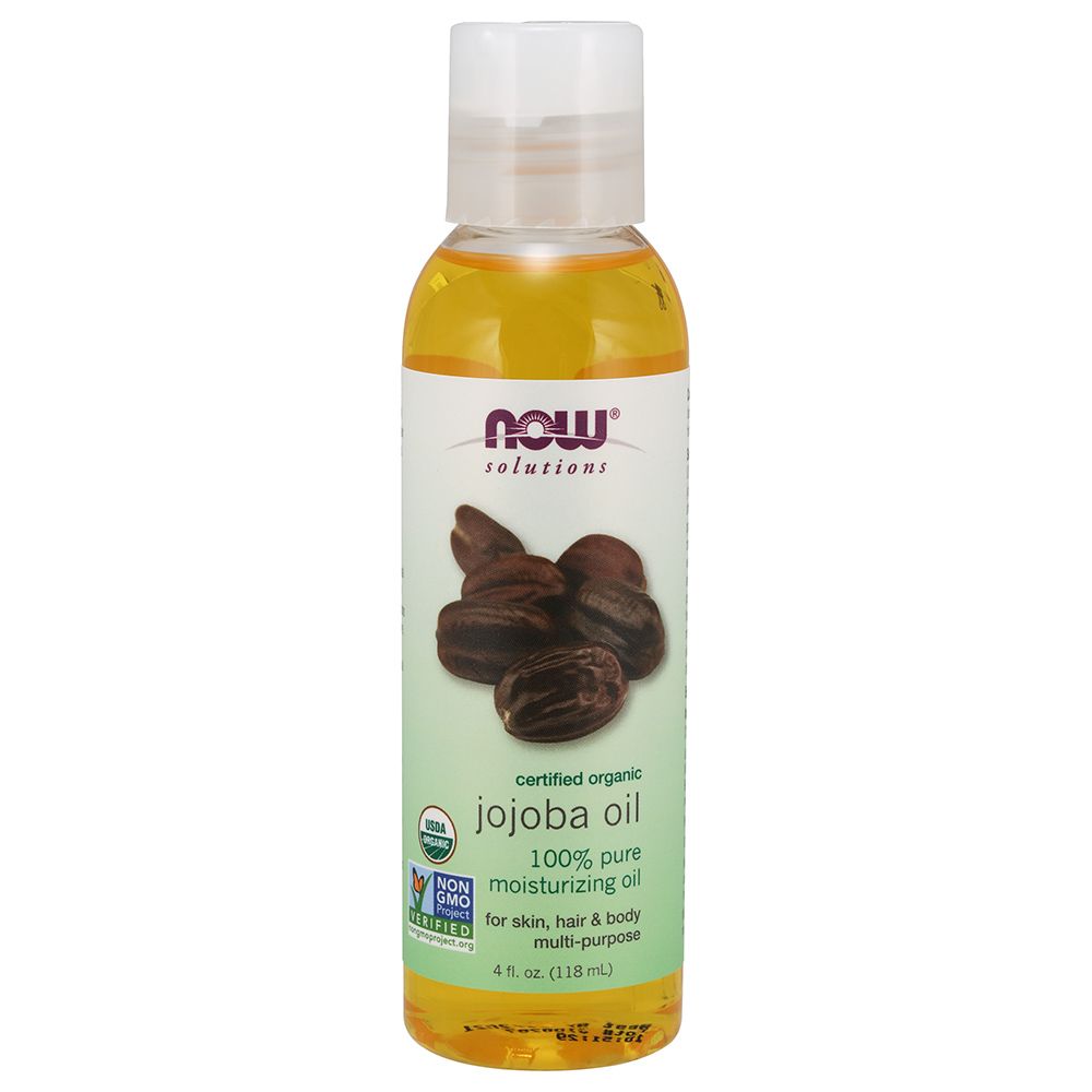 Now Foods - Solutions Organic Jojoba Oil, Pure 4 Fl. Oz.