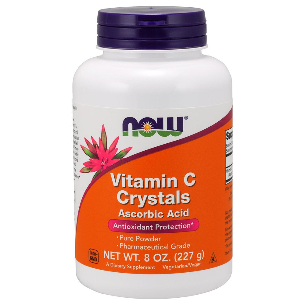 Now Foods - Vitamin C Crystals Powder 8 Oz.