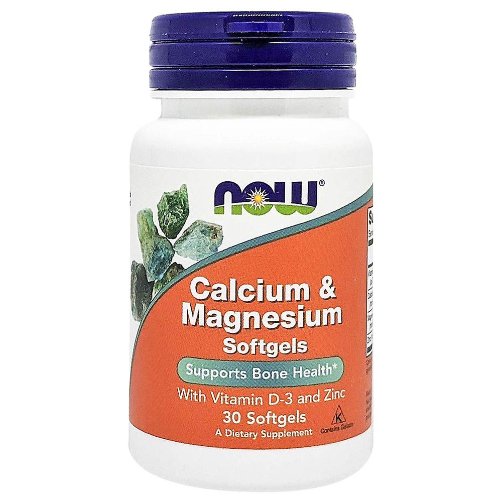 Now Foods - Calcium & Magnesium 30 Softgels