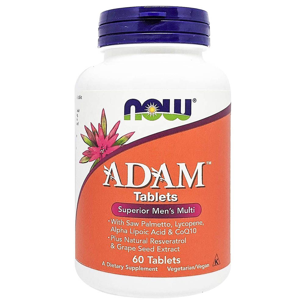 Now Foods - Adam Men's Multiple Vitamin 60 Tablets