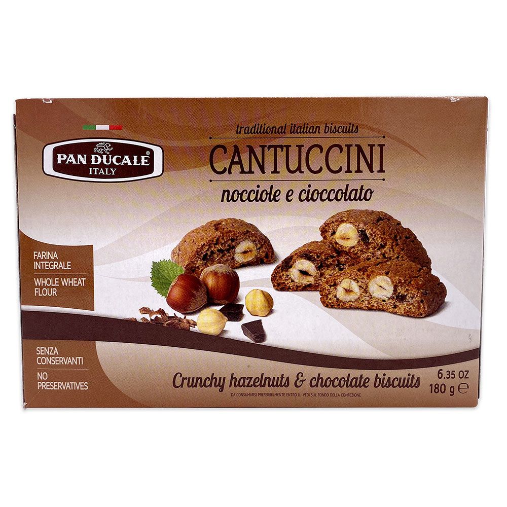 Pan Ducale Hazelnut And Chocolate Biscuits 180g