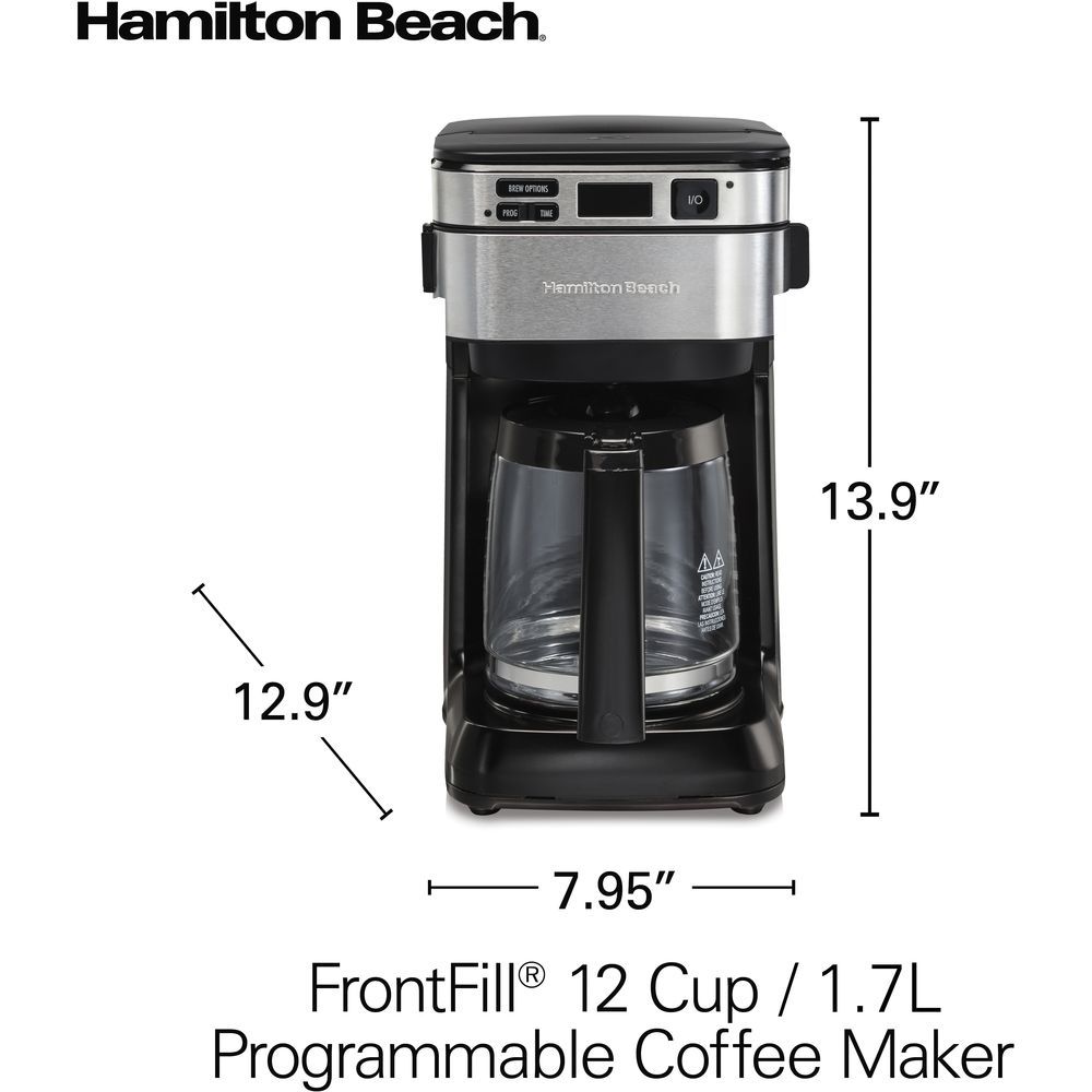 Hamilton Beach - FrontFill Coffee Maker - Black