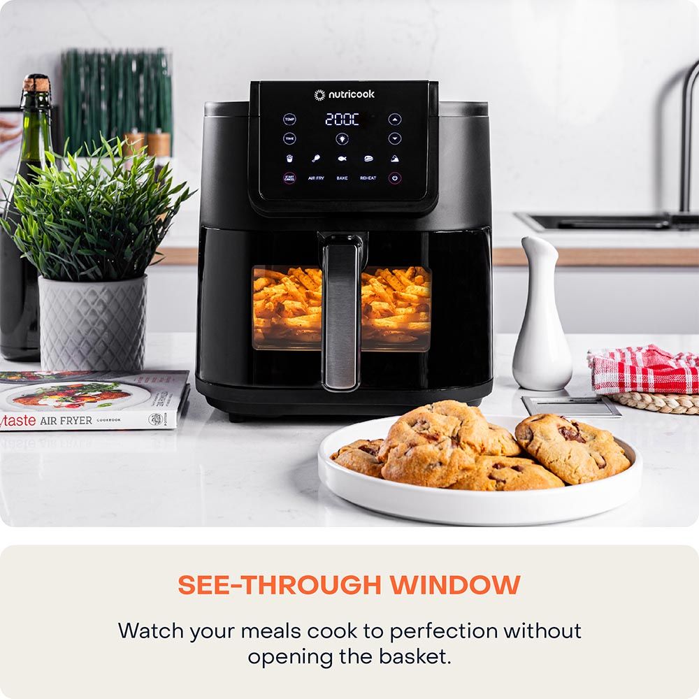 Nutricook - Slim XL Air Fryer - Black - 7.6 L - 1700 Watts