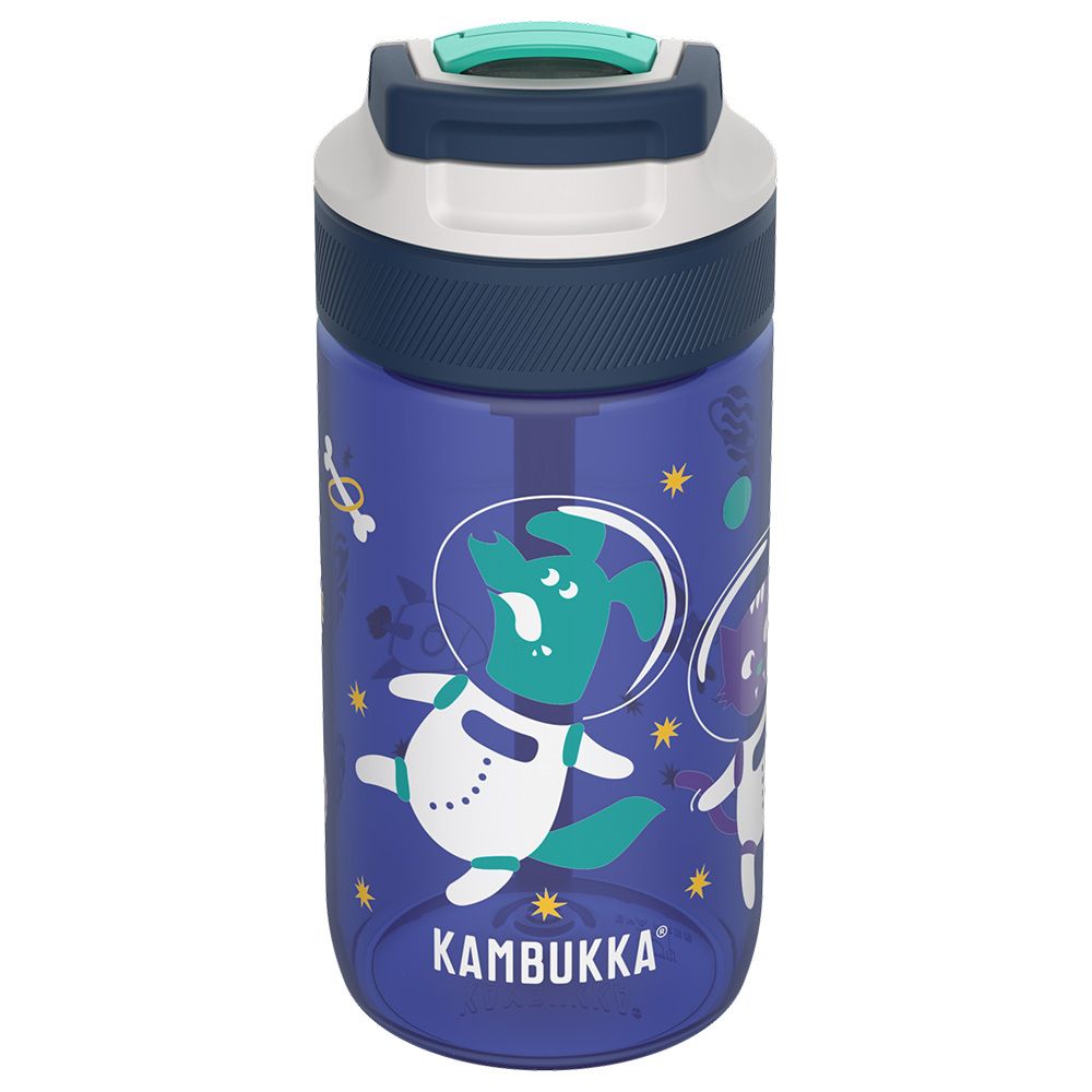 Kambukka - Lagoon Water Bottle W/ Lid 400 ML - Space Animals