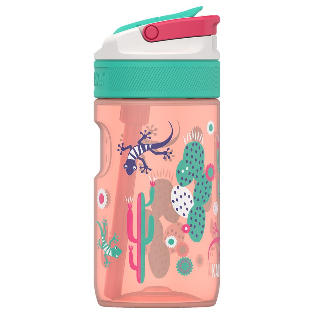 Kambukka - Lagoon Water Bottle W/ Lid 400 ML - Cactus Gekko