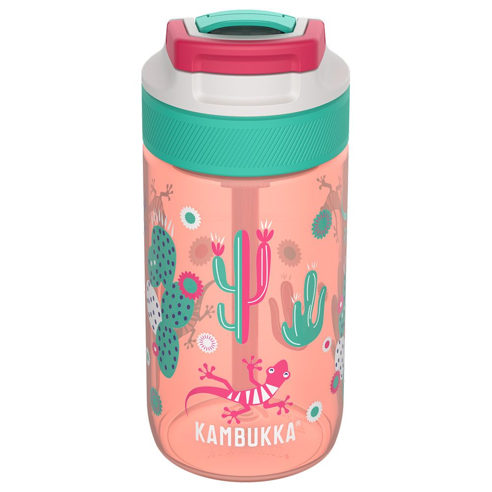 Kambukka - Lagoon Water Bottle W/ Lid 400 ML - Cactus Gekko