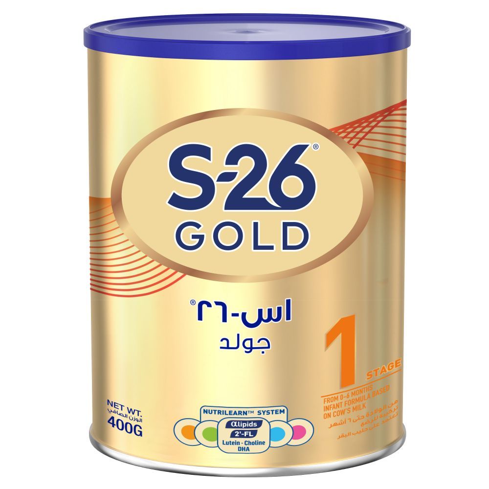 S26 - GOLD Stage 1, 0-6M Starter Infant Formula for Babies 400g