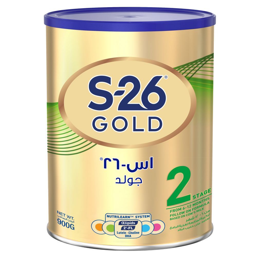 S26 - GOLD Stage 2, 6-12M Formula for Babies 900g