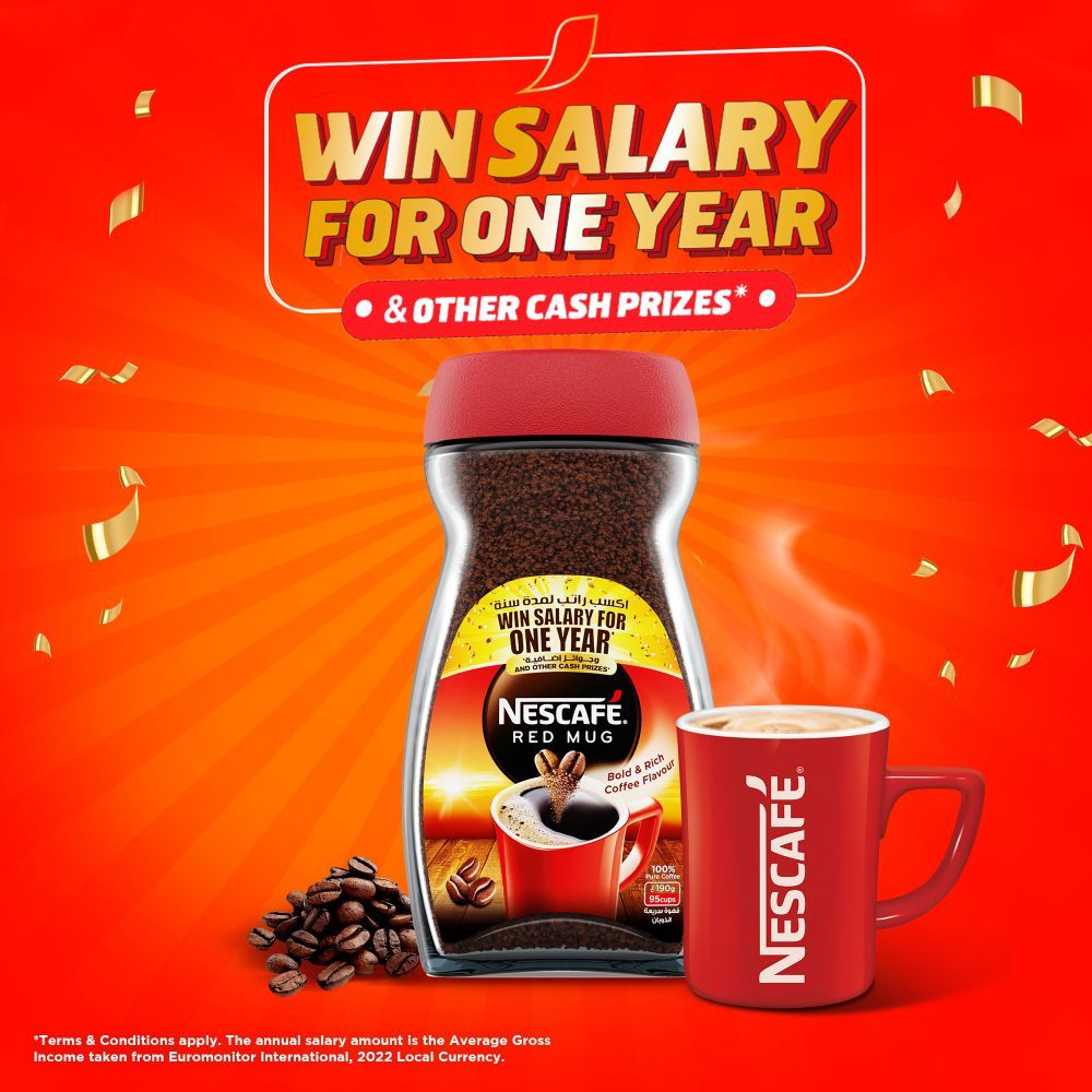 NESCAFÉ RED MUG Instant Coffee 190g Jar