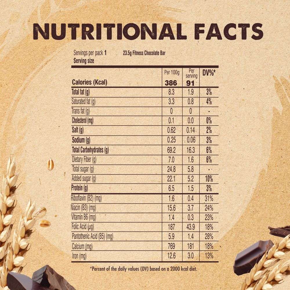 نستله - بار حبوب الشوكولاتة فيتنس 23.5 جرام
