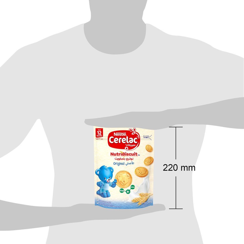 Nestle CERELAC Nutribiscuit Original Bag 180g