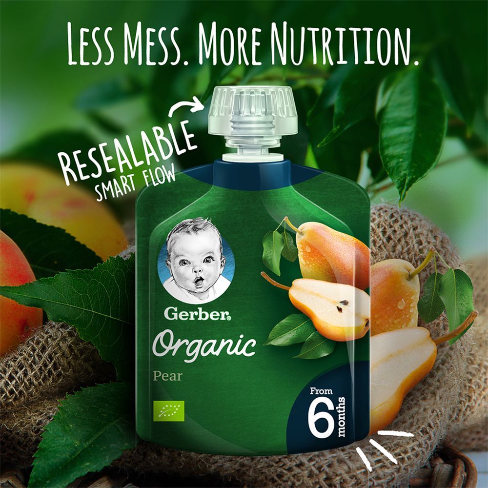 Gerber - Organic Pear 90g