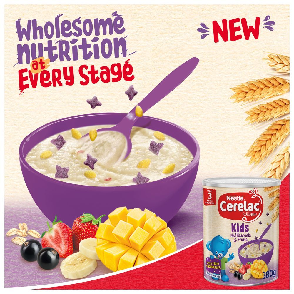 Cerelac - Nestle Kids Multicereals & Fruits - 380g