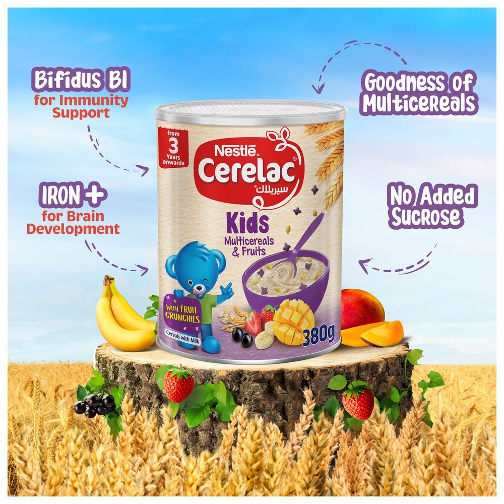 Cerelac - Nestle Kids Multicereals & Fruits - 380g