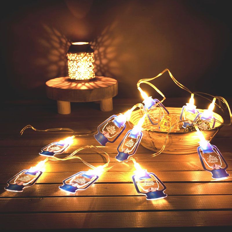 HilalFul - Premium Acrylic Ramadan Light String - Lantern Design