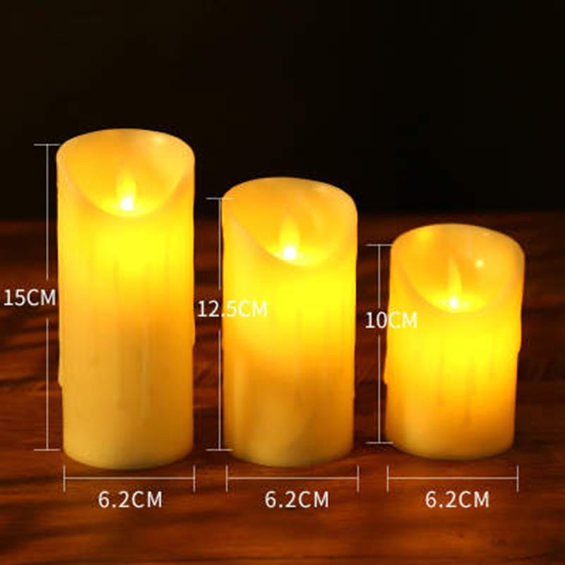 HilalFul - Candle Battery Operated - 12.5x7.5cm