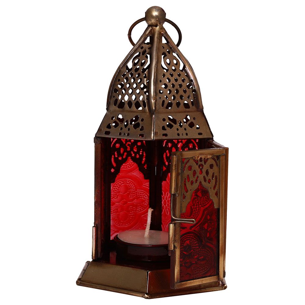 HilalFul - Authentic Handmade Lantern - Red