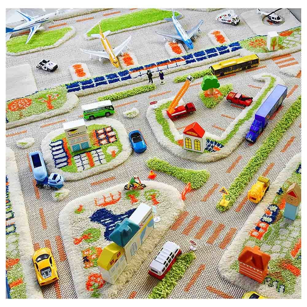 IVI - Mini City Design Educational 3D Carpet Playmat - XL