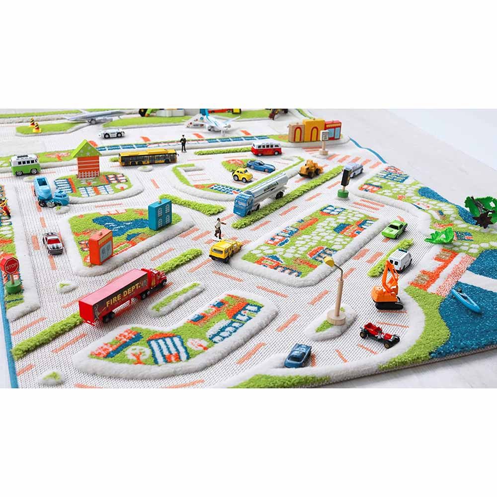 IVI - Mini City Design Educational 3D Carpet Playmat - XL