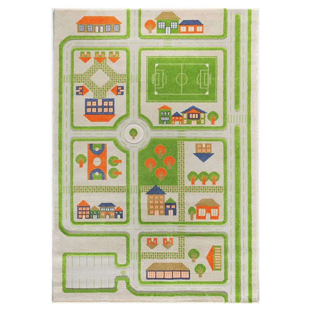 IVI - Traffic Design Educational 3D Carpet Playmat - XL - Green