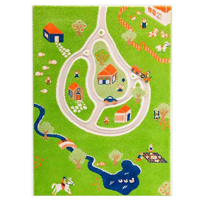 IVI - Farm Design Educational 3D Carpet Playmat - Medium