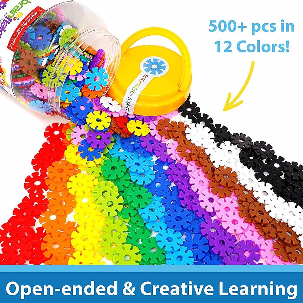 Brain Flakes - Interlocking Plastic Disc Set - 500pcs