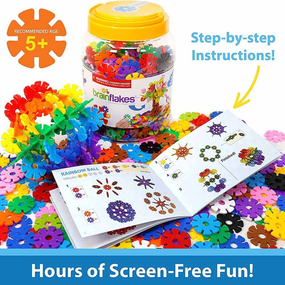 Brain Flakes - Interlocking Plastic Disc Set - 500pcs