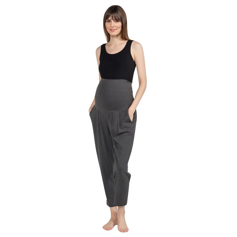 Blooming Blossom - Maternity Pants - Jemma - Dark Grey