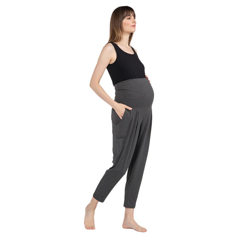 Blooming Blossom - Maternity Pants - Jemma - Dark Grey