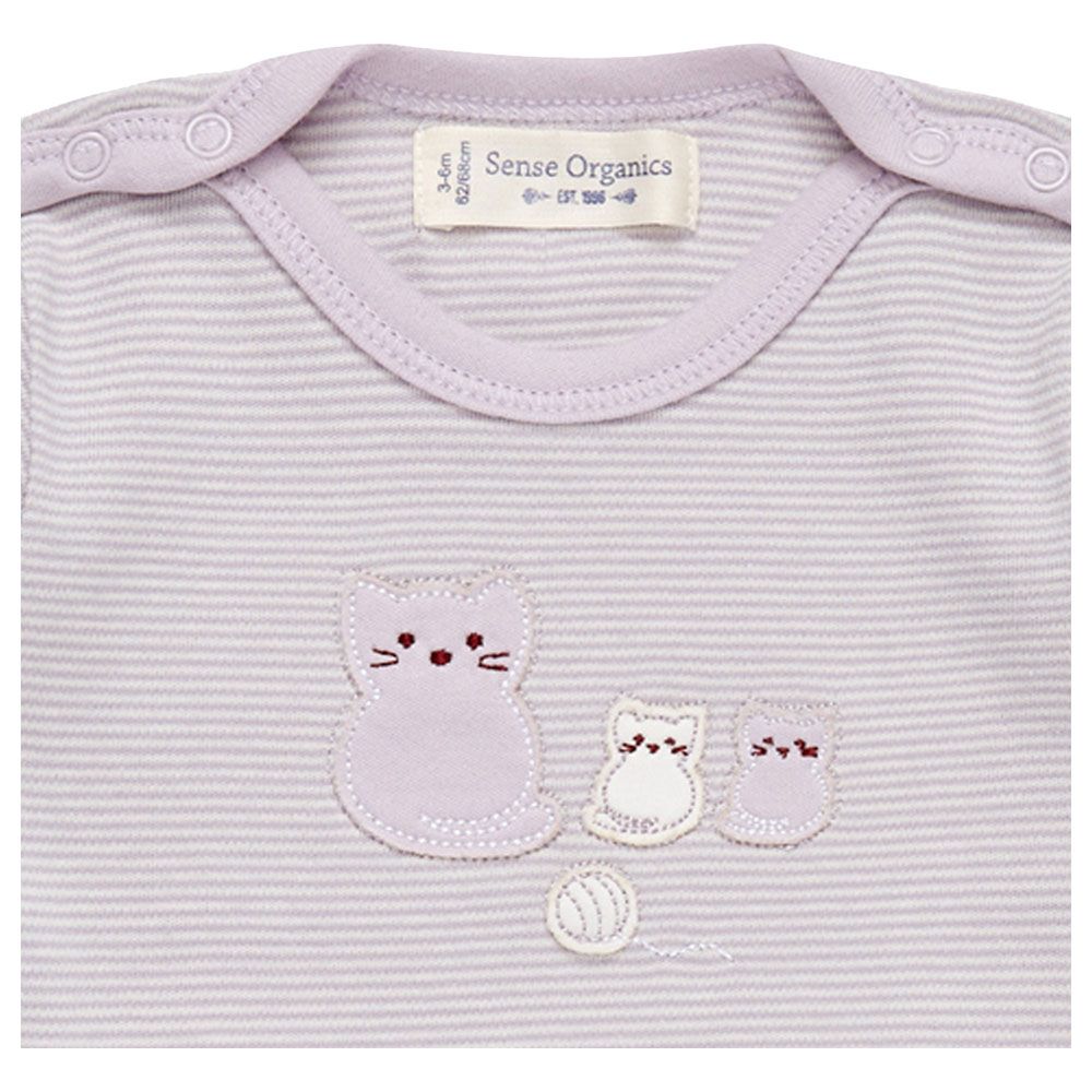 Sense Organics - Luna Crew Neck Shirt L/S Cats