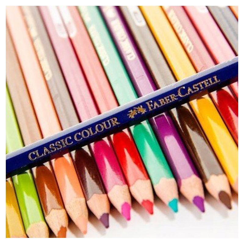 Faber-Castell - Classic Colour & Pastel Colour Pencils - 18pcs