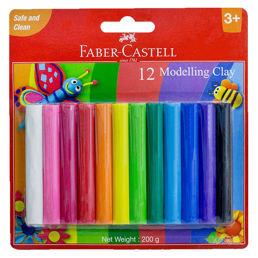 Faber-Castell - Modelling Clay 200g 12pcs